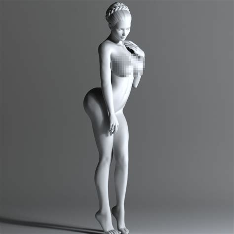 Lady D Printable Model Sexy Naked Woman Cgtrader