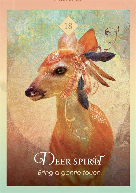 Deer Totem Spirit Animal Oracle Animal Spirit Cards Spirit Animal
