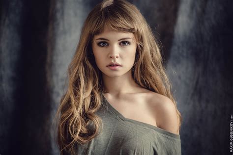 Anastasia By Maxim Guselnikov Px Anastasia Shcheglova Long Hair Styles Portrait