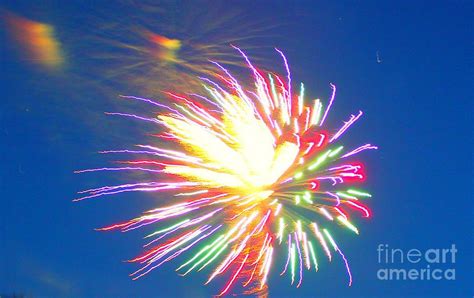 Rainbow Of Color Abstract Fireworks Photograph By Judy Palkimas Fine
