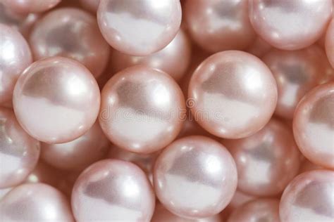 Natural Pearls Closeup Jewellery Collection Stock Image Image Of