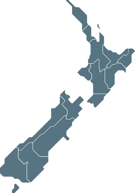 Outline Drawing Of New Zealand Map 15715134 Png