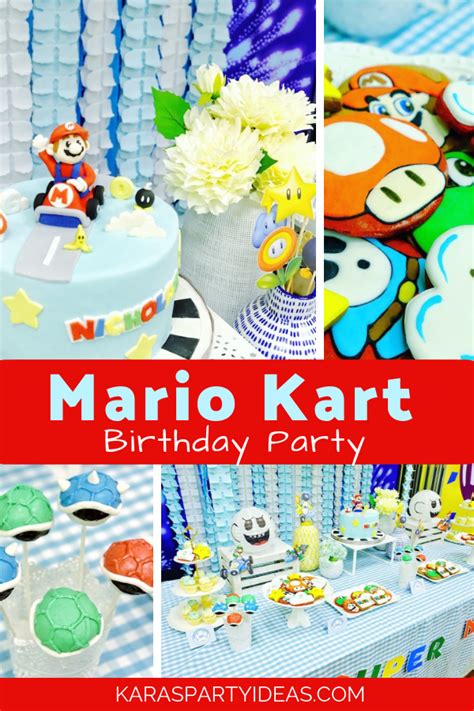 Karas Party Ideas Mario Kart Birthday Party Karas Party Ideas