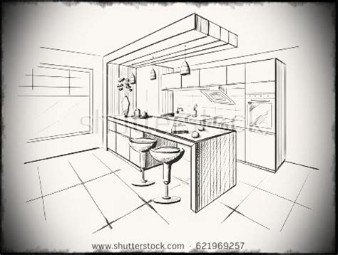 It's difficult and requires a lot of planning. Kitchen Cabinet Drawing at GetDrawings | Free download