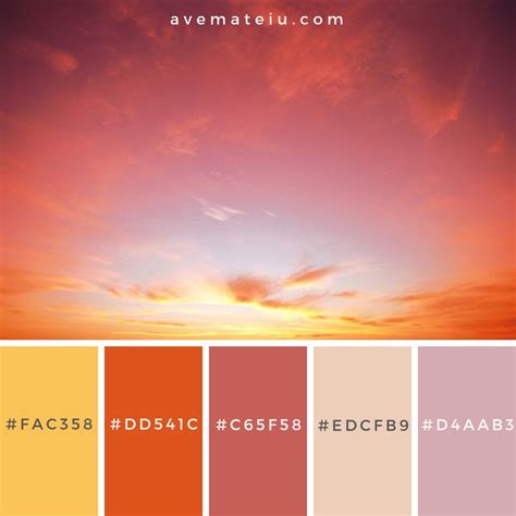 Classic Sunset Color Palette 330 View Details → Sunset Color Palette