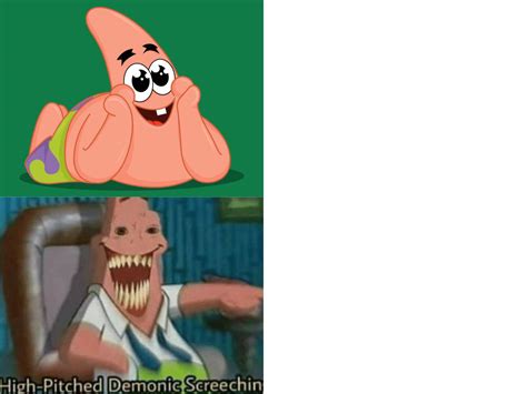 Evil Patrick Spongebob
