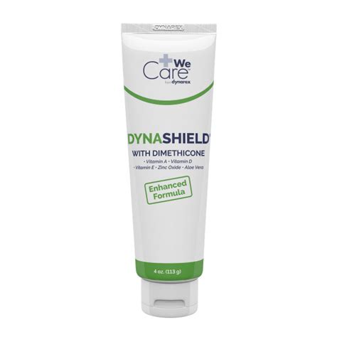 Dynashield W Dimethicone Skin Protectant Barrier Cream 4 Oz Tube