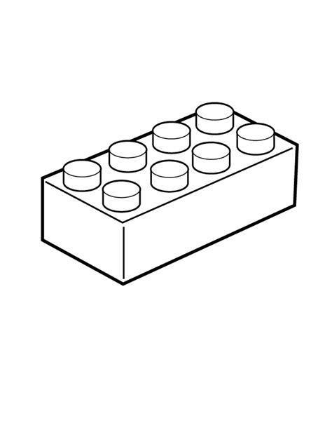 Lego Block Coloring Pages Coloring Home