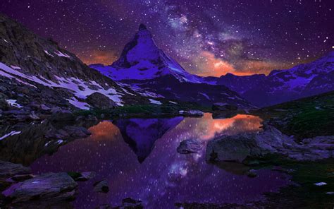 Paisagem Darkovana 13 Matterhorn Matterhorn Mountain Landscape