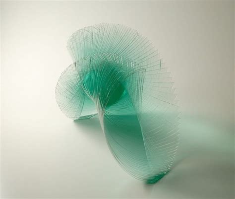 Infinitely Faceted Sculptures Formed With Plate Glass Sheets