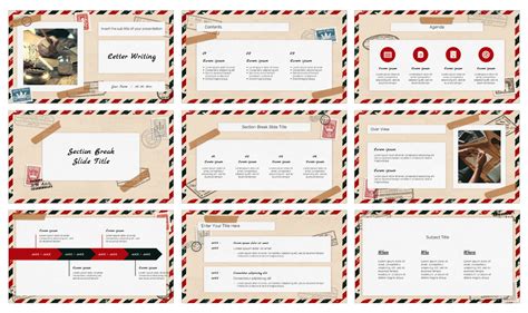 Letter Writing Free Google Slides Themes Powerpoint Templates