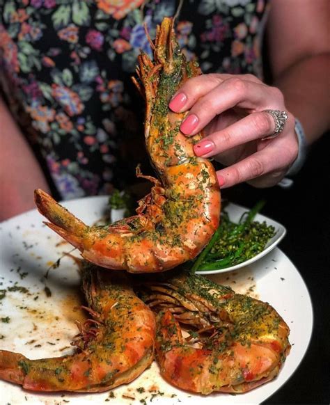 Shrimp This Giant U6 Prawn Is Marinated In White Wine Butter