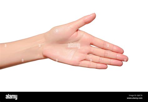 Female Hand Outstretched Finger Hi Res Stock Photography And Images Alamy