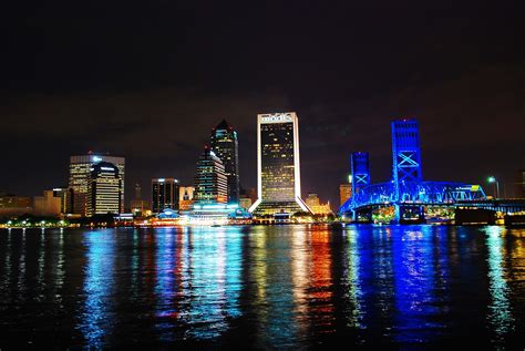 Randy J Paris Photography Jacksonville Florida Skyline At Night