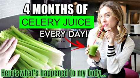 The BENEFITS Of Drinking Celery Juice EVERY DAY For 4 MONTHS YouTube