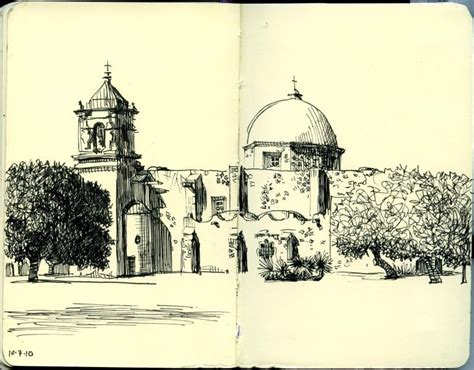 Mission San Jose From The South By Paul Heaston San Antonio College
