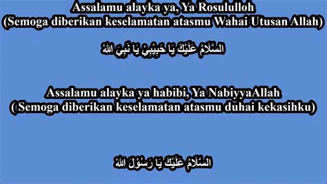 Lirik Ya Rasulullah Ya Habiballah Dan Artinya