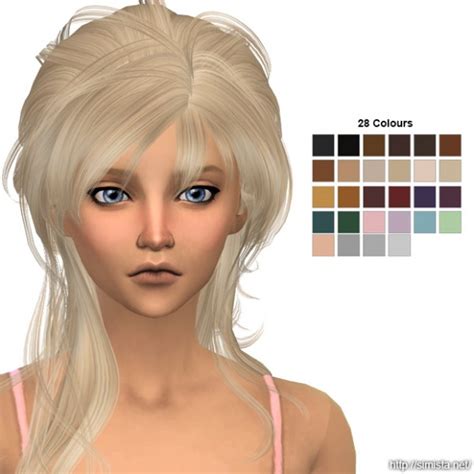 Sims 4 Hairs Simista May Sims 108f Hair Retexture