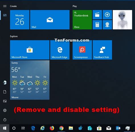 Add Or Remove All Apps List In Start Menu In Windows 10 Tutorials