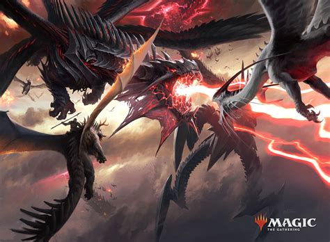Invasion Of Tarkir Mtg Art From March Of The Machine Set By Darren Tan