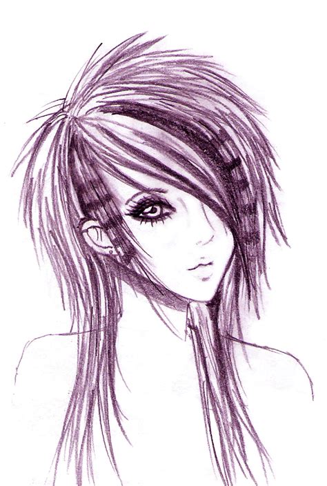 Scene Girl By Xuang On Deviantart