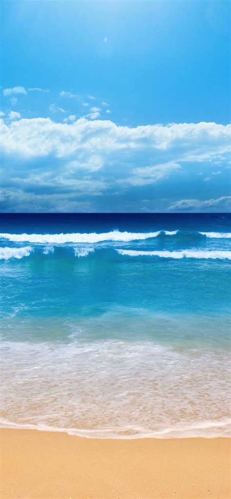 Landscape Sea Blue Sky Wallpapersc Iphone Xs Max
