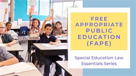 Free Appropriate Public Education Fape Special Education Law