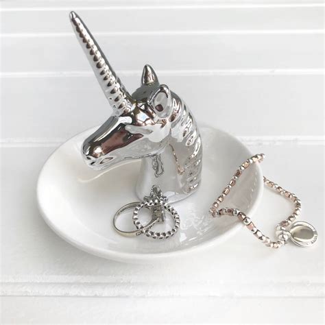 Unicorn Jewellery Ring Stand By Pink Pineapple Home And Ts