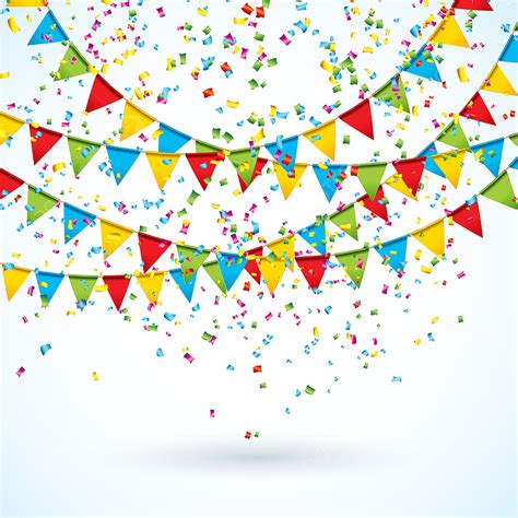 Confetti Celebration Party Vector Art Png Celebrate Illustration With