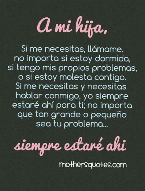 A Mi Hija Frases Mother Daughter Quotes Dear Daughter Y Son Quotes