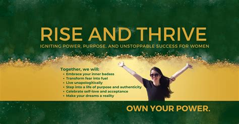 Rise and Thrive: Igniting Power, Purpose, and Unstoppable Success for Women