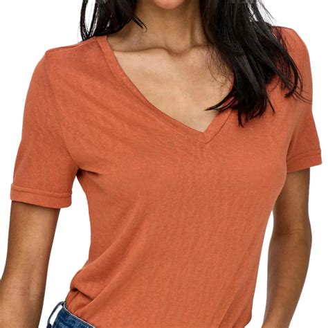 T Shirt Orange Femme Jdy Carmen Espace Des Marques