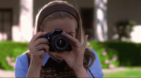 Clueless Cher Taking Photos GIF Clueless Taking Photos Discover Share GIFs
