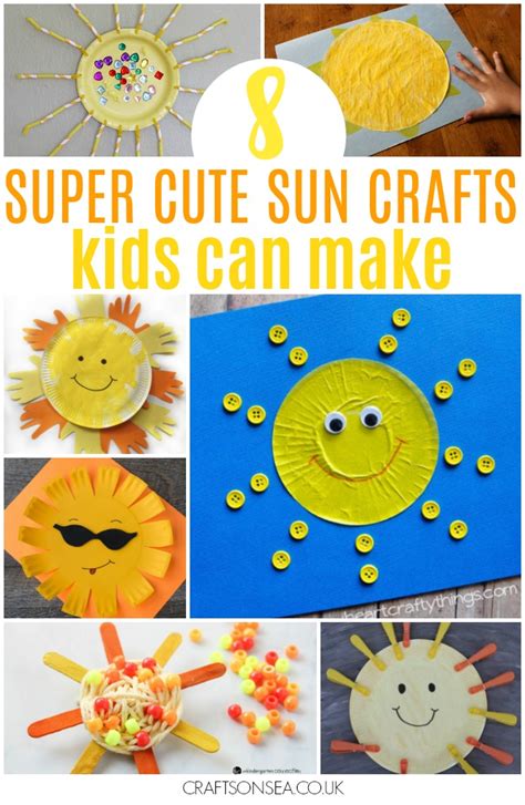 Paper Plate Sun Sun Crafts For Kids Sun Crafts Weather Crafts