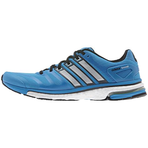 Adidas Mens Adistar Boost Running Shoes Blue