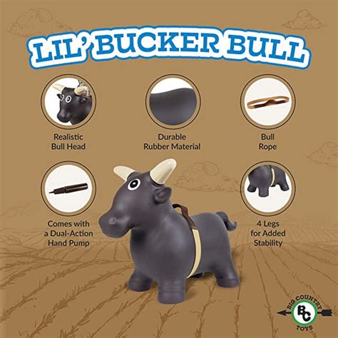 Big Country Toys Lil Bucker Bull Heritage Animal Health