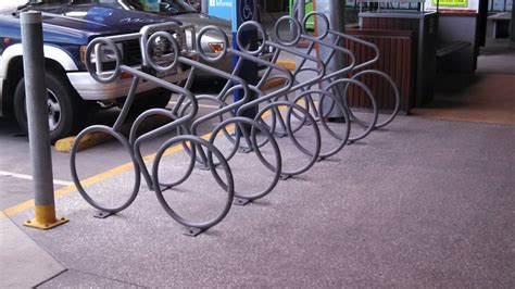 Today I Came Across The Coolest Bike Racks I Have Ever Seen Bicycling