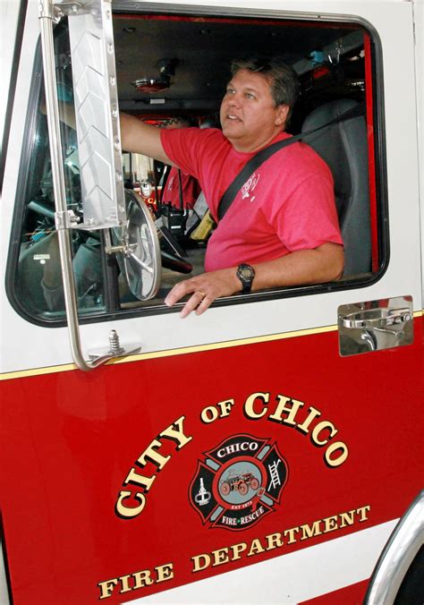 Chico Firefighters Raise Cancer Awareness In Pink Shirts Chico