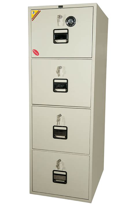 Security durable fire resistant file cabinet , magnetic proof data cabinet. Fire Resistant Filing Cabinet - Model: OG68 4D - EECE EECE