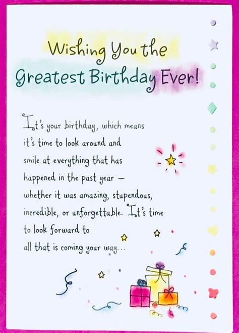 Wishing You The Greatest Birthday Card Greeting Card Bday G Happy