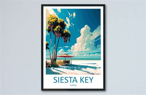 Siesta Key Travel Print Wall Art Siesta Key Wall Hanging Home Décor