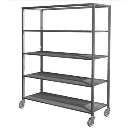 Stainless steel kitchen shelving units with wheels. Cheap Silver Removable 5 Tier Stainless Steel Storage ...