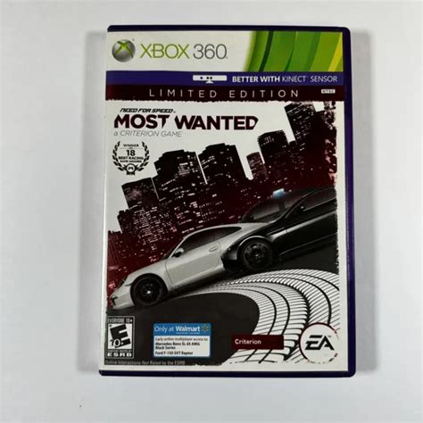 Need For Speed Most Wanted Limited Edition Microsoft Xbox Walmart Picclick