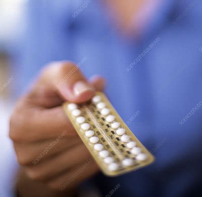 Oral Contraception Stock Image F002 6954 Science Photo Library