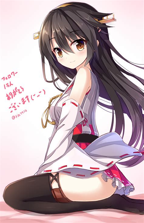 Haruna Kantai Collection Drawn By Rin Yuu Danbooru