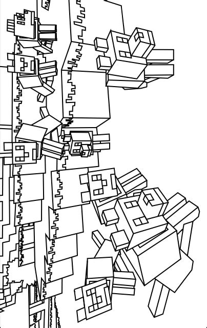 Print minecraft coloring pages for free and color our minecraft coloring! Minecraft Wolves Coloring Page | Minecraft coloring pages ...