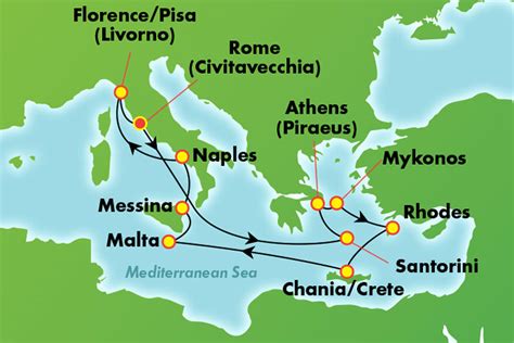 Norwegian Cruise Line Greek Isles And Italy From Rome