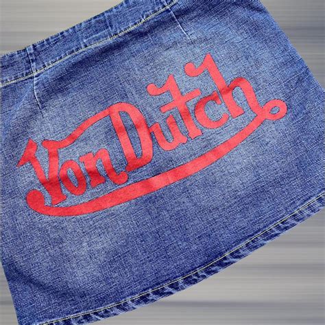 Von Dutch Skirt Von Dutch Classic 90s Double Sided Depop