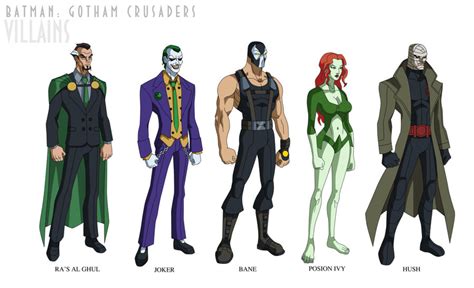 Batman Gotham Crusaders Villains By Phil Cho On Deviantart Phil