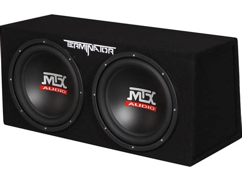 Mtx Audio Terminator Series Tne D Watt Dual Inch Sub Enclosure Newegg Com